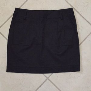 Black mini (but work appropriate) skirt